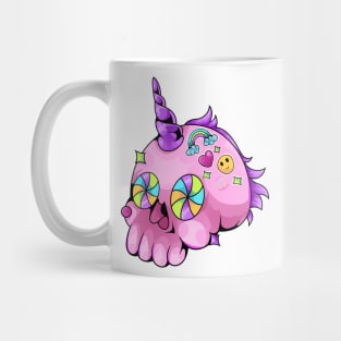 unicorn skull Mug